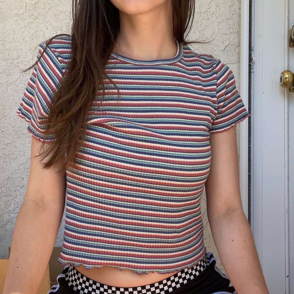 Striped Dickies Ribbed Tee